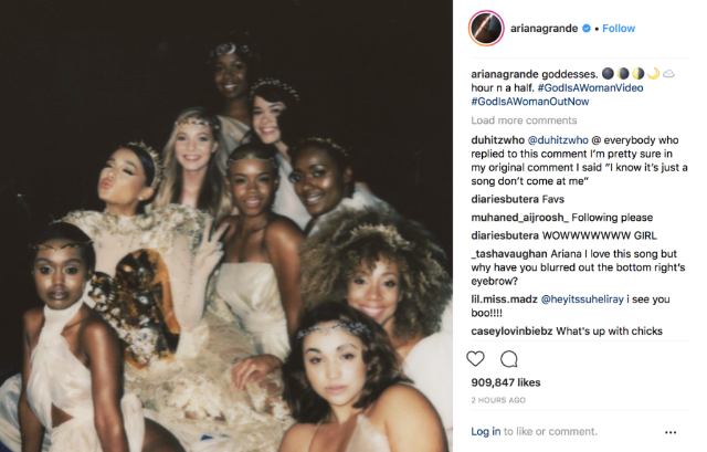 Heavenly Reyna & Ariana Grande Instagram Heavenly Reyna & Ariana Grande Instagram