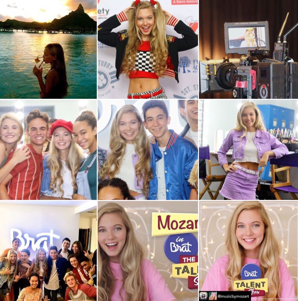 Heavenly Reyna  Stars in Brat series  "The Talent Show" with Sofie Dossi & Aliyah Moulden 