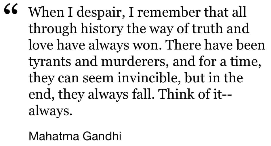 Putin's War on Ukraine  World Change & Travel & gandhi quote soultravelers3