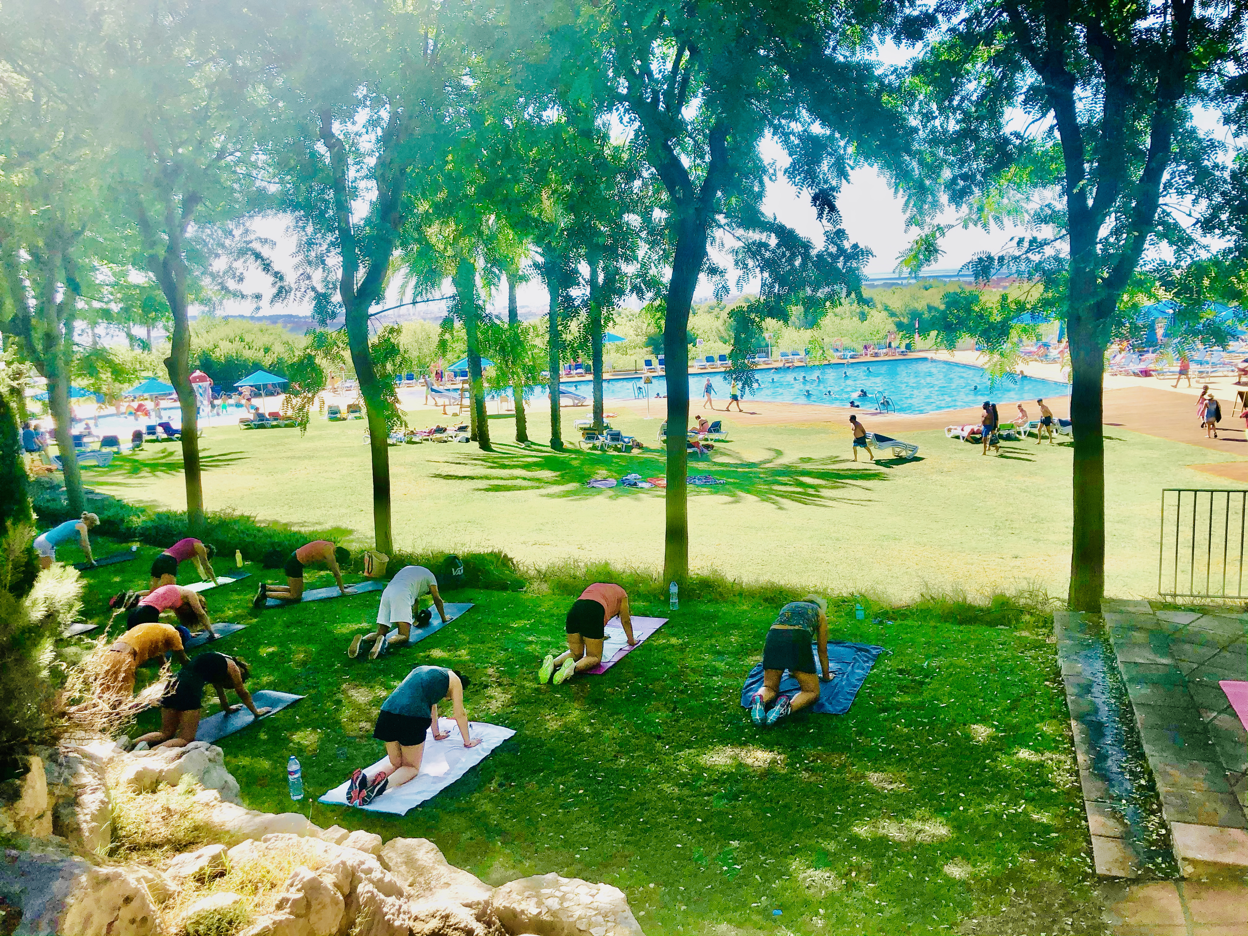 Camping spain simple pleasures soultravelers3 pool exercize fitness health Camping spain simple pleasures soultravelers3 pool exercize fitness health
