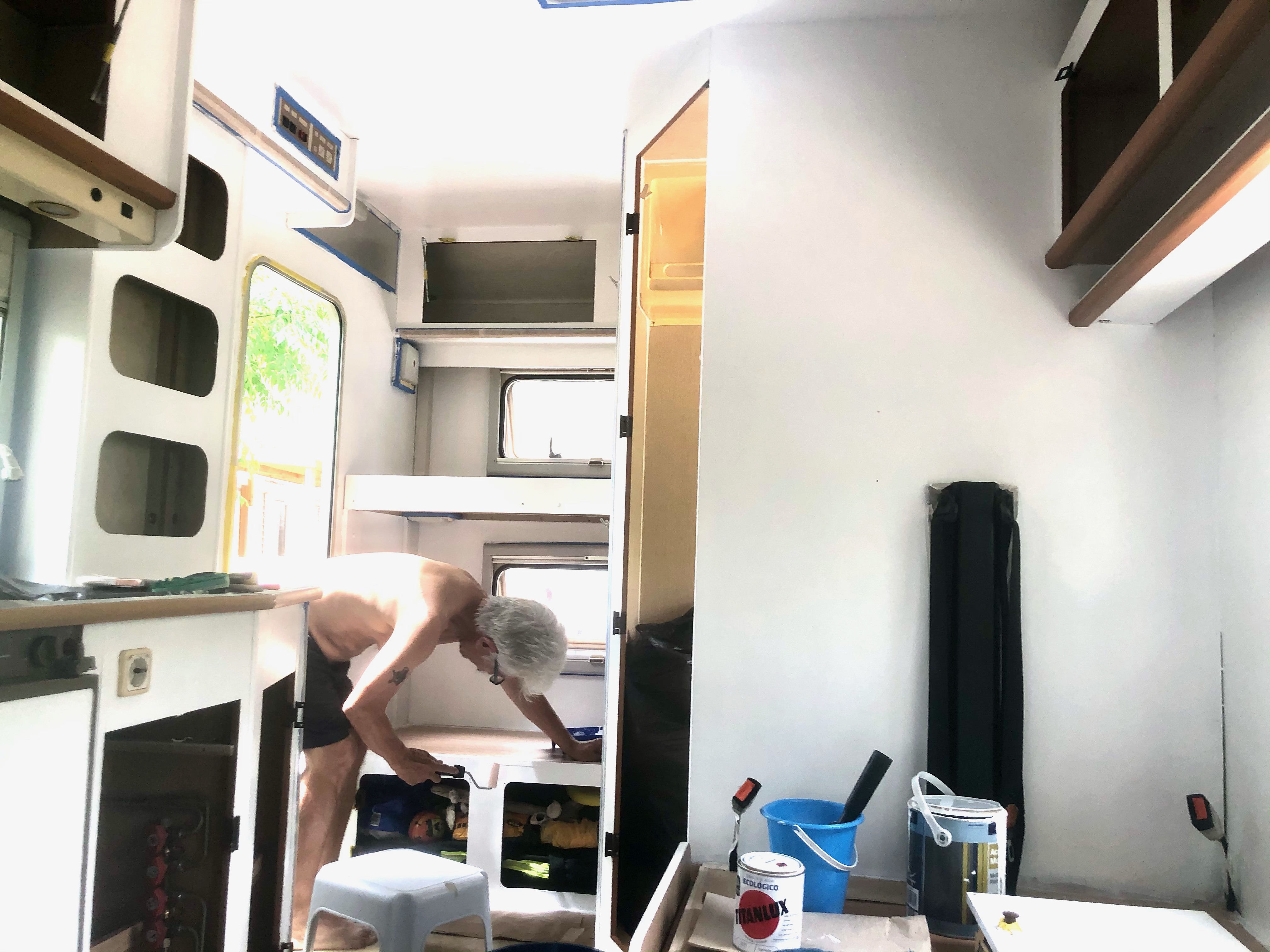DIY Camper Van Renovation on a Budget - Painting Interior! soultravelers3 paint DIY Camper Van Renovation on a Budget - Painting Interior! soultravelers3 paint