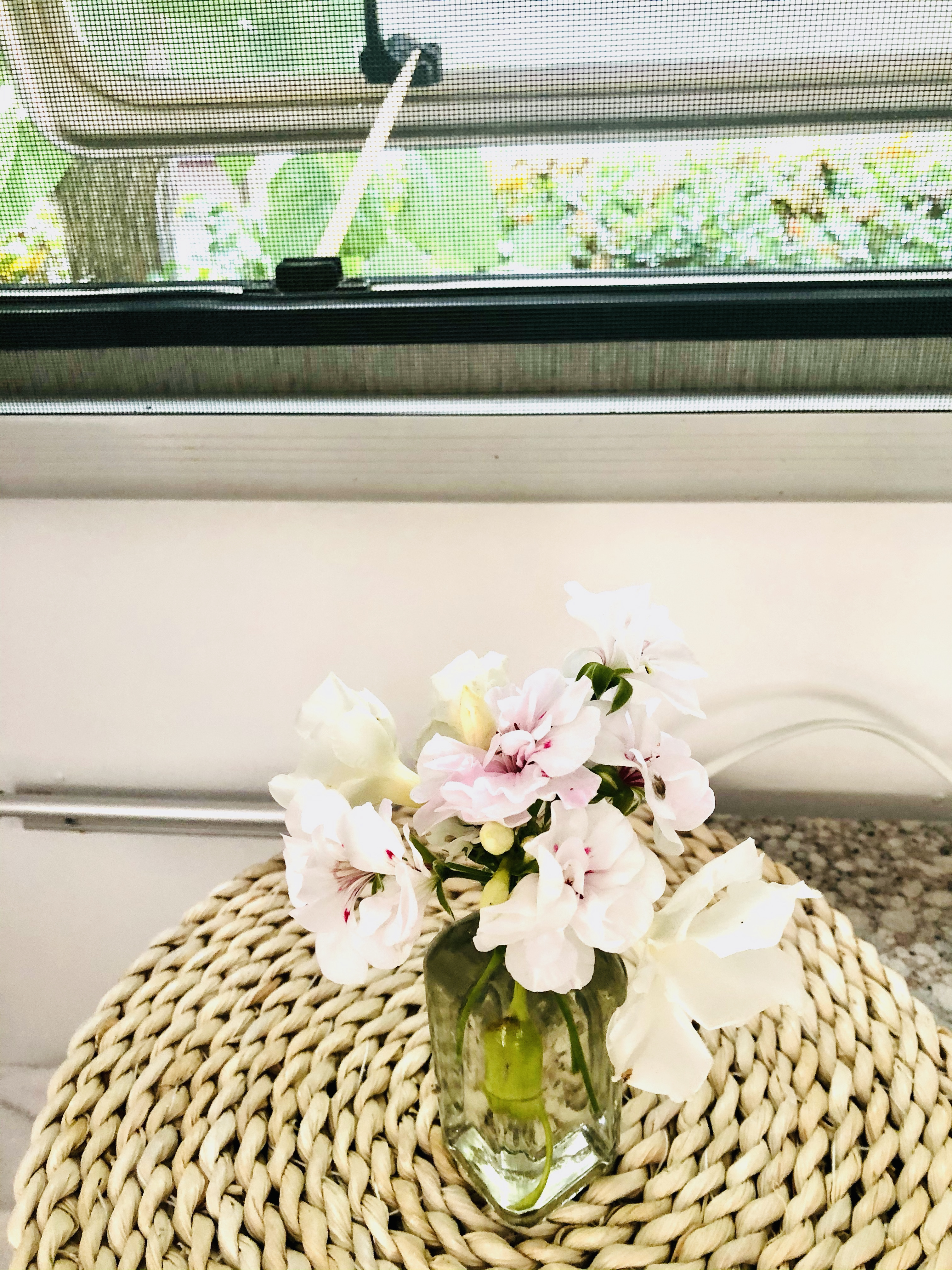 Camping spain beautiful fresh picked flowers for camper van Camping spain beautiful fresh picked flowers for camper van