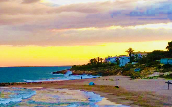 Best Warm Winter Digital Nomad Destinations!  barcelona beach hang out for remote work