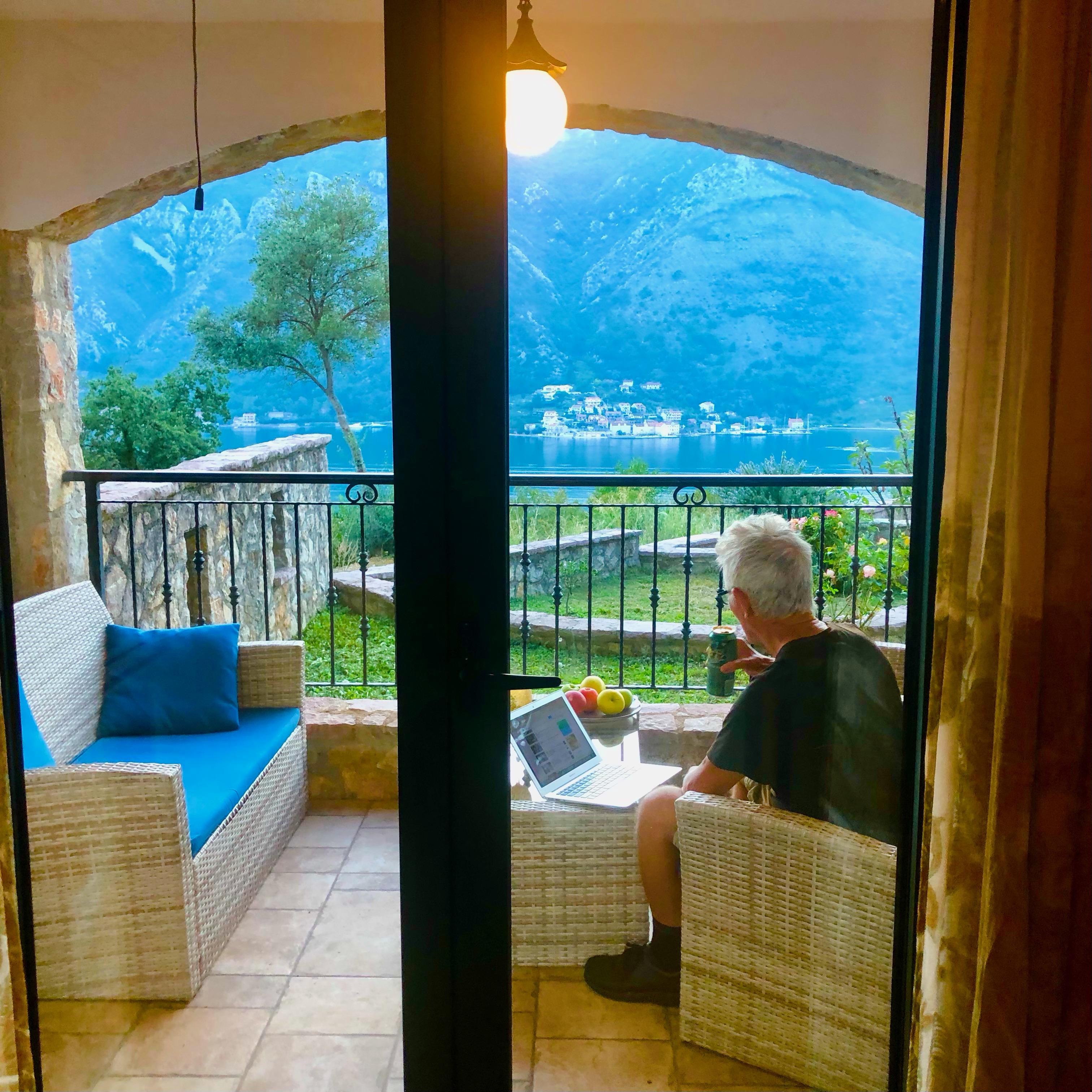 Best Warm Winter Digital Nomad Destinations!  Montenegro views remote work 