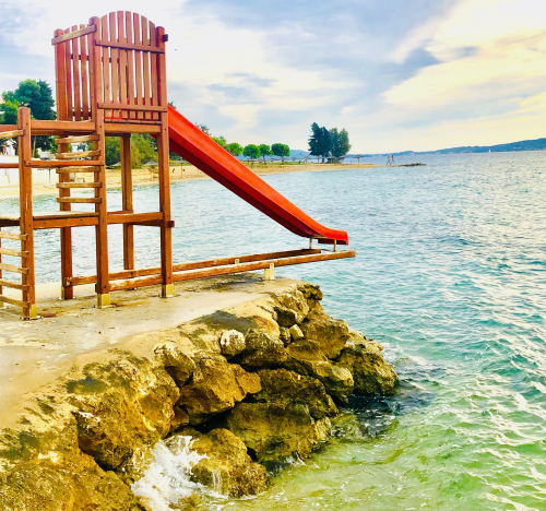 Bibinje Zadar Croatia 10 Best Travel Tips  fun sea slide for kids and adults 