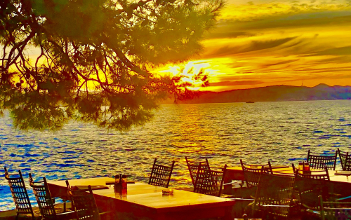 Bibinje Zadar Croatia 10 Best Travel Tips  gorgeous sunset drinks and food on sea