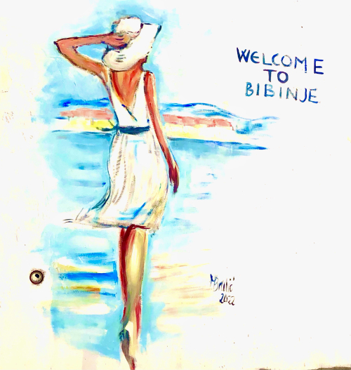 Bibinje Zadar Croatia 10 Best Travel Tips  art on wall welcome 