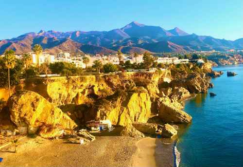 Winter Sun! Camping Europe Snowbirds! gorgeous beach east of Malaga in Nerja Spain best in Europe Winter Sun! Camping Europe Snowbirds! gorgeous beach east of Malaga in Nerja Spain best in Europe