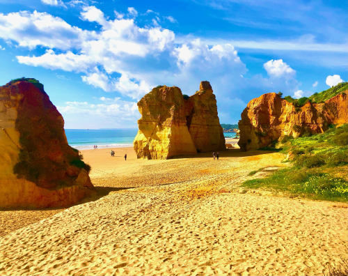 Winter Sun! Camping Europe Snowbirds! gorgeous empty winter beaches Lagos & Portimao Algarve Portugal Winter Sun! Camping Europe Snowbirds! gorgeous empty winter beaches Lagos & Portimao Algarve Portugal
