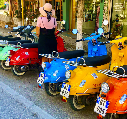 Albania Travel is the Next Croatia! colorful moto bikes summer fun budget getaway beach rersort 