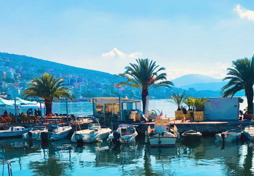 Albania Travel is the Next Croatia!  boats sea yachts mountains beach nature budget trip 