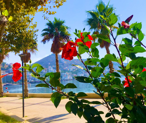 Albania Travel is the Next Croatia!  saranda beach boardwalk beauty beaches mountains 