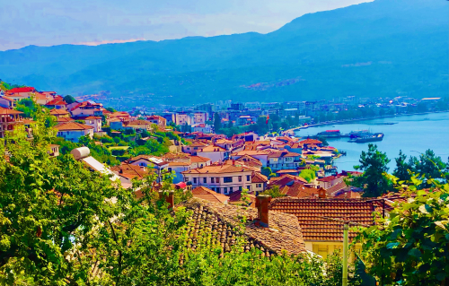 Driving 3 Beautiful European Countries in a Day! Lake Ohrid North Macedonia Driving 3 Beautiful European Countries in a Day! Lake Ohrid North Macedonia